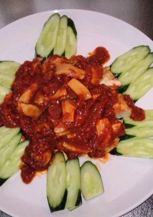チキンのトマト煮込み！-レシピのメイン写真