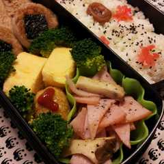 รูปของ お弁当おかず☆ハムとエリンギのソテー