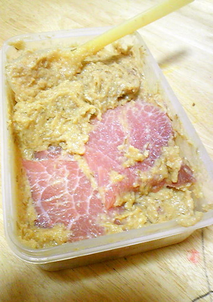 【おかず】豚肉の味噌漬け焼き-レシピのメイン写真