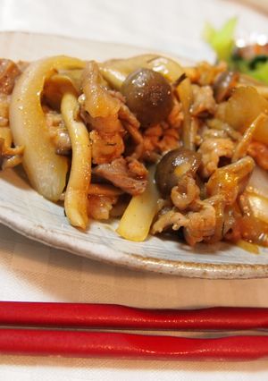 牛肉としめじのケチャソース炒め-レシピのメイン写真