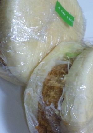 朝はチ〜ン♪♪マフィンでコロッケサンド☆-レシピのメイン写真