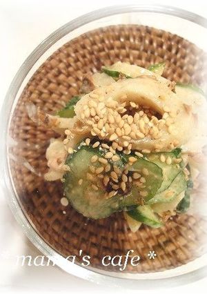 ちくわとキュウリの胡麻ごま和え*-レシピのメイン写真
