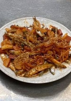 ワカサギのコチジャン和え　輪！韓国風-レシピのメイン写真