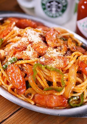 昭和の純喫茶ナポリタンがやけに旨い😋🍝-レシピのメイン写真
