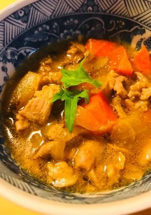 豚こまぎれ肉＆小ジャガイモの肉じゃが-レシピのメイン写真