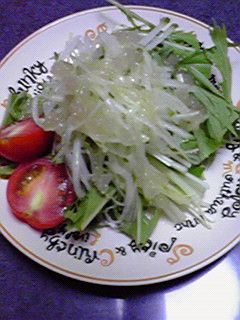 絶品!水菜のサラダ♪-レシピのメイン写真