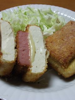 チーズ入り島豆腐とポークの沖縄カツ-レシピのメイン写真