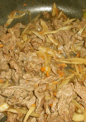 触感楽しい☆肉ごぼう-レシピのメイン写真