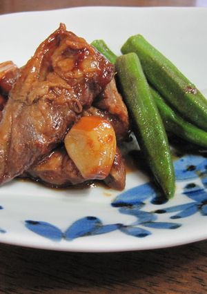 手作り梅ジャムの豚肉なんこつ煮。-レシピのメイン写真