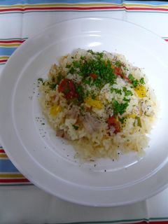 **炊飯器でカラフルチキンピラフ**-レシピのメイン写真
