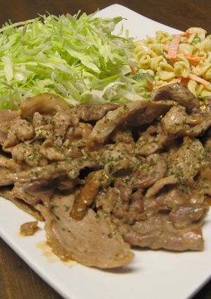 豚肉のマヨポン生姜焼き！-レシピのメイン写真