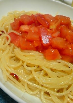 トマトのペペロンチーノ-レシピのメイン写真