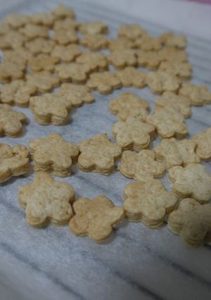 バター、卵なしで素朴なクッキー♪-レシピのメイン写真