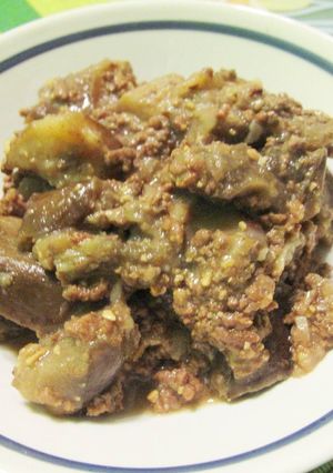 ☆話題入り感謝☆茄子と挽肉の味噌炒め☆-レシピのメイン写真