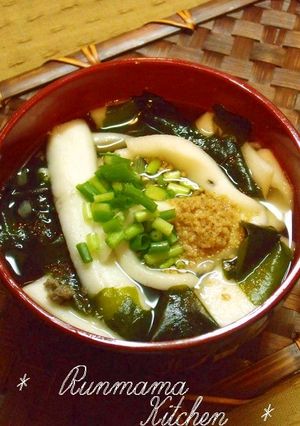 ✽はんぺんｄｅあったか♪きしめん✽-レシピのメイン写真