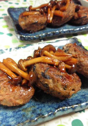 照り焼きひじきハンバーグ-レシピのメイン写真