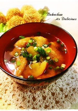 ＊ほくほく甘い♡薩摩芋のお味噌汁＊-レシピのメイン写真