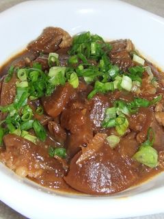 牛筋肉のどて煮-レシピのメイン写真