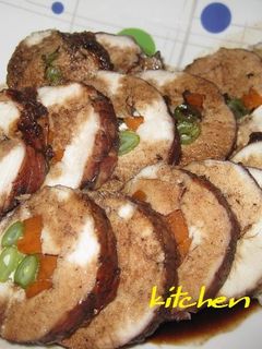 野菜の鶏胸肉巻・ワイン煮-レシピのメイン写真