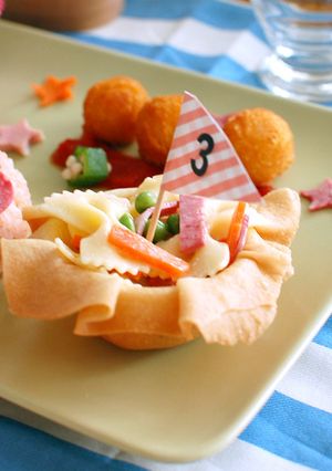 皿まで食べられる☆春巻きのパリパリボウル-レシピのメイン写真