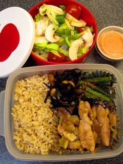 記録用☆鶏肉とネギの味塩炒め弁当☆-レシピのメイン写真