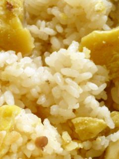 圧力鍋で あっという間に 栗の炊き込ご飯-レシピのメイン写真