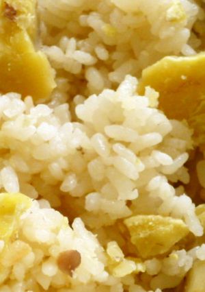 圧力鍋で　あっという間に　栗の炊き込ご飯-レシピのメイン写真