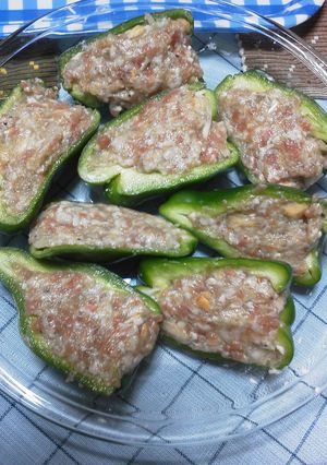 簡単♪ふんわりジューシーピーマンの肉詰め-レシピのメイン写真
