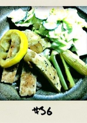和風プレート葱豚焼き！キャベツ添え-レシピのメイン写真