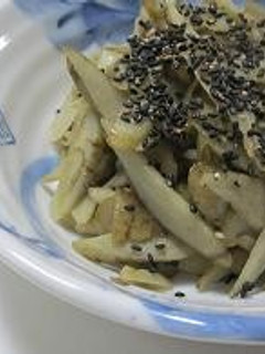 牛蒡の塩金平-レシピのメイン写真