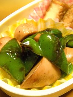 お弁当に✿ピーマンと魚ニソの甘辛炒め☆-レシピのメイン写真