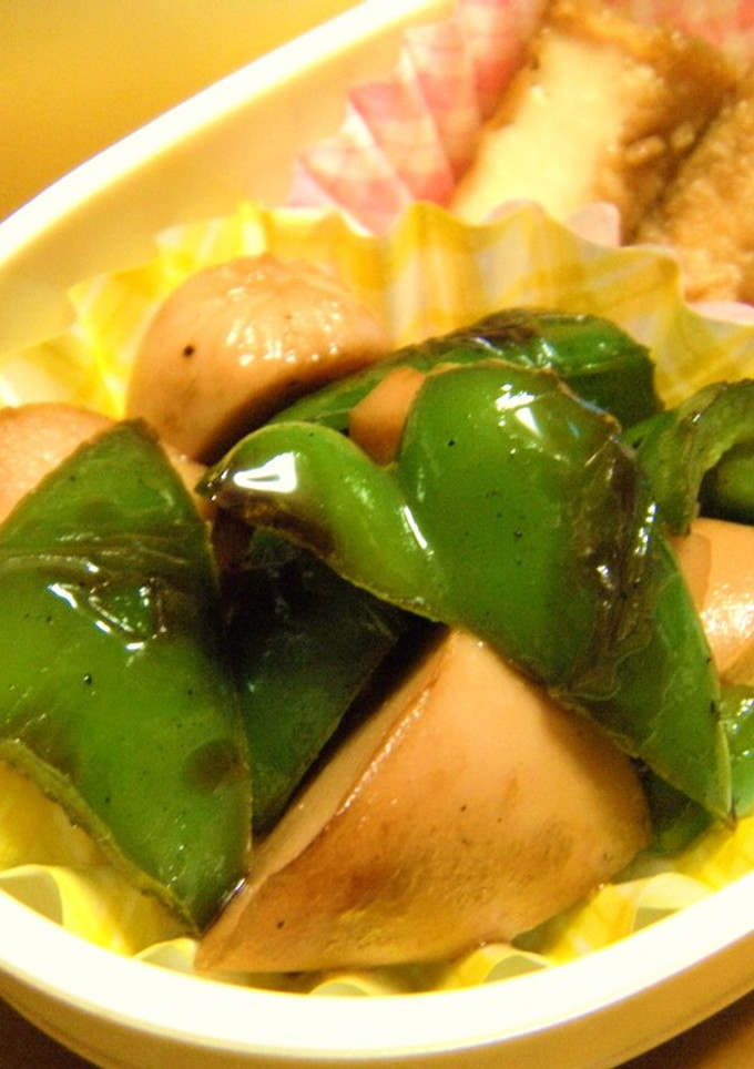 お弁当に✿ピーマンと魚ニソの甘辛炒め☆-レシピのメイン写真