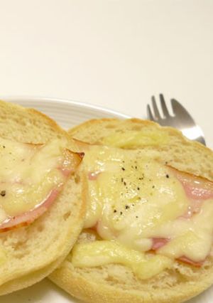 チーズベーコンのイングリッシュマフィン-レシピのメイン写真