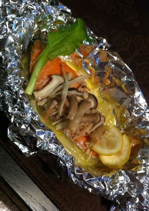 鮭のホイル焼き(｡･∀･｡)-レシピのメイン写真