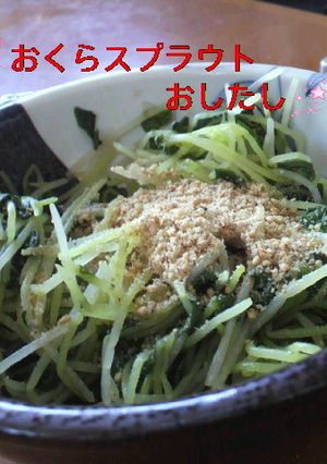 おくらスプラウトのおしたし-レシピのメイン写真