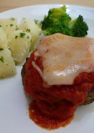 ☆子供が喜ぶ☆ミラノ風ハンバーグ-レシピのメイン写真