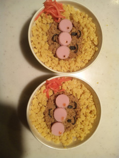 アンパンマン鶏そぼろ丼-レシピのメイン写真