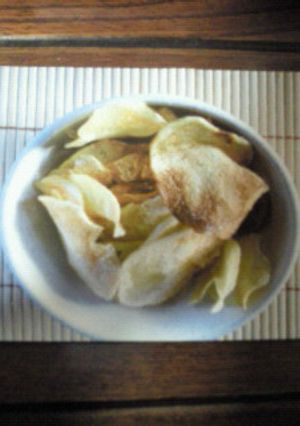 和三盆＆オリーブオイルのポテトチップス-レシピのメイン写真