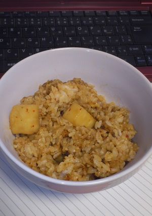冷や飯で作る！【カクテキチャーハン】-レシピのメイン写真