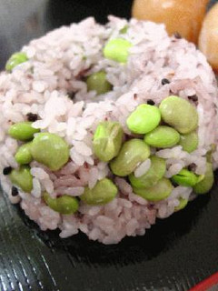 紫米の枝豆ご飯-レシピのメイン写真