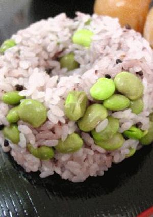 紫米の枝豆ご飯-レシピのメイン写真