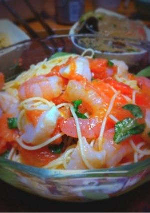 海老とホタテの旨味満点冷製パスタ-レシピのメイン写真