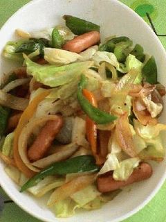 冷蔵庫整理だ!!野菜炒め-レシピのメイン写真