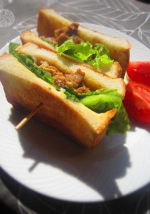 マーガリンで豚の生姜焼きサンド-レシピのメイン写真