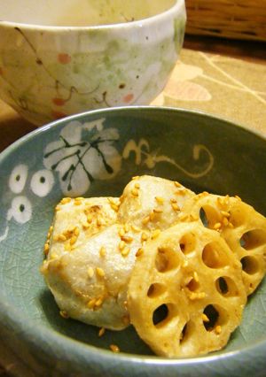 フライド　れんこん&さといも-レシピのメイン写真