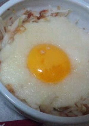 生玉葱のとろろ月見サラダ-レシピのメイン写真