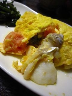 鱈とタラコのオムレツ-レシピのメイン写真