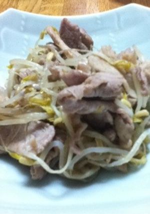 もやしと豚肉の炒め煮-レシピのメイン写真