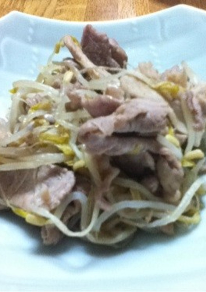 もやしと豚肉の炒め煮-レシピのメイン写真