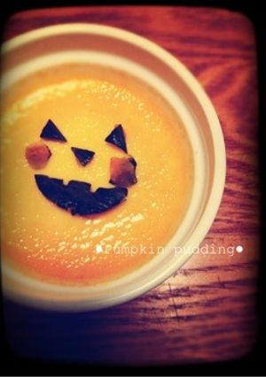 ●ハロウィンかぼちゃプリン●-レシピのメイン写真